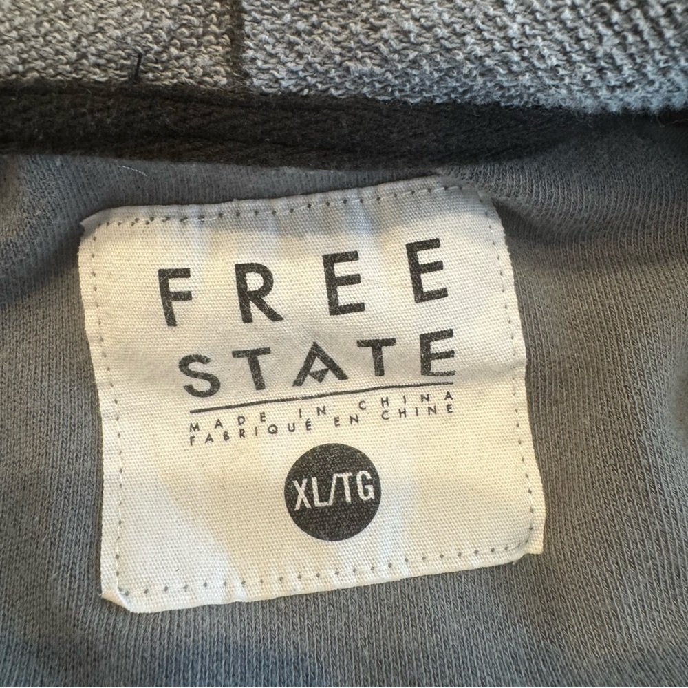 Free State Baja Hoodie Striped Pullover Sweatshirt Men’s XL - Picture 2 of 3